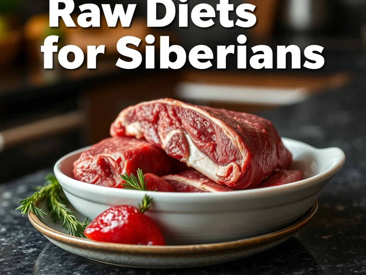 Raw Diets for Siberians - best food for siberian cats