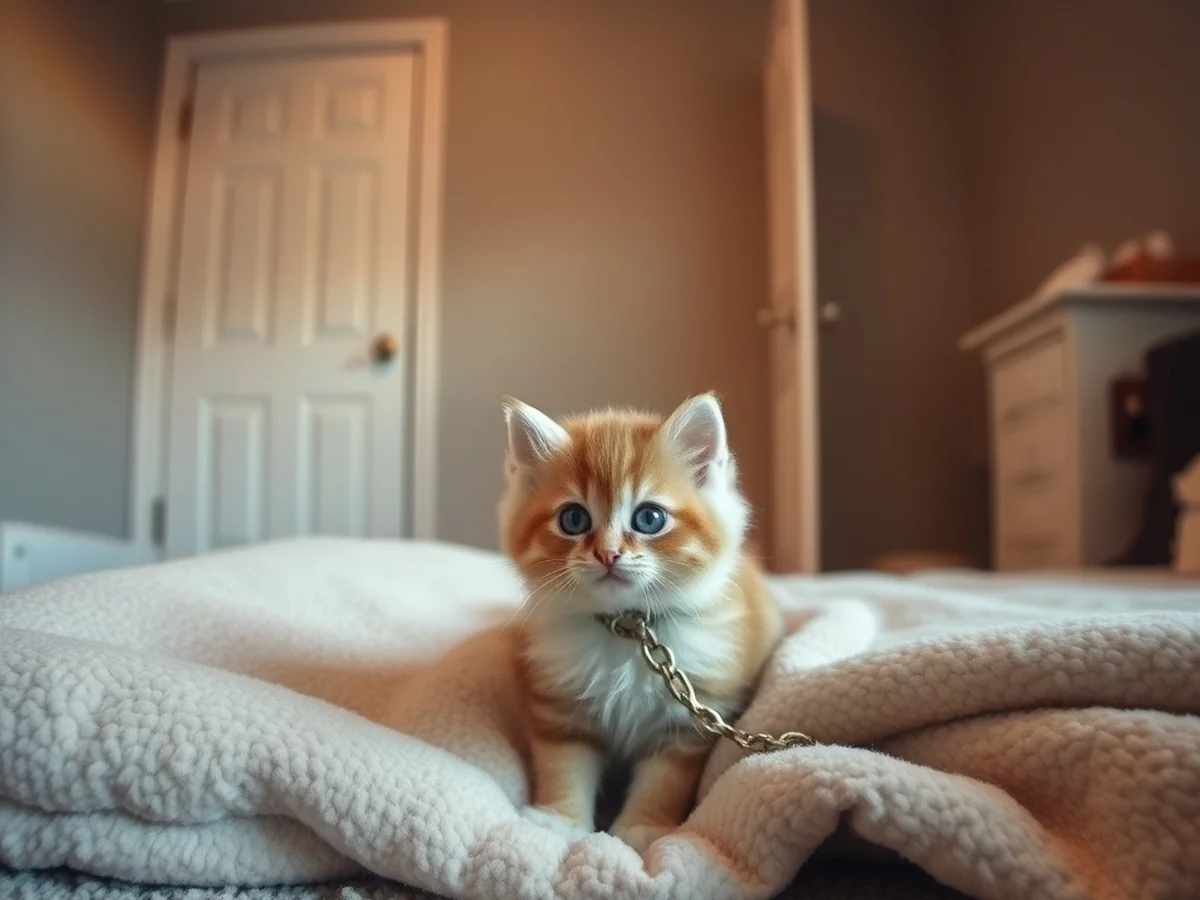 Creating a Safe Space - bringing home a siberian kitten first week
