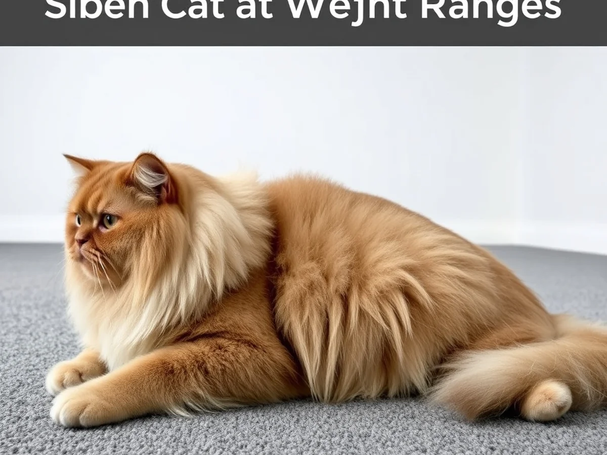 Siberian Cat Weight Ranges - how big do siberian cats get
