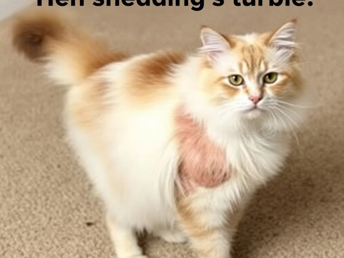 When Shedding Signals Trouble - siberian cat shedding