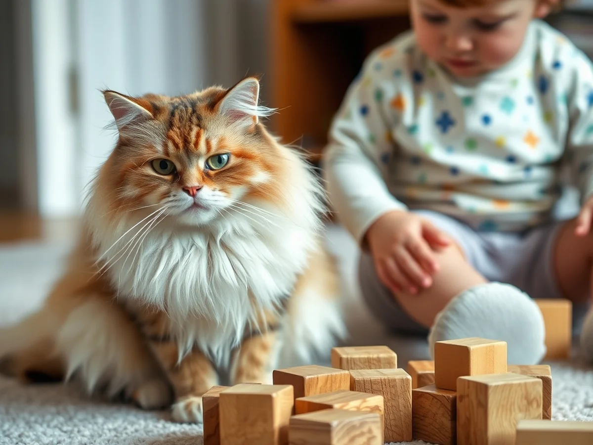 Interaction with Children - siberian cat temperament personality