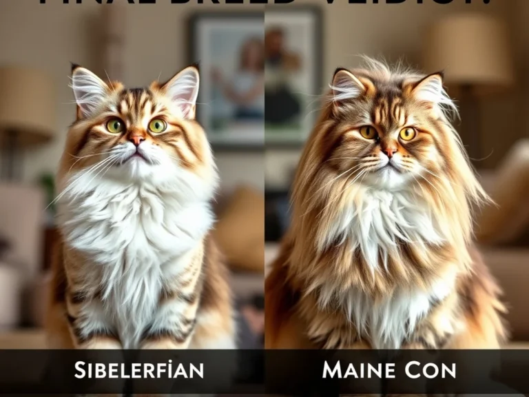 Siberian Cat vs Maine Coon: 8 Key Differences Explained - siberian cat vs maine coon